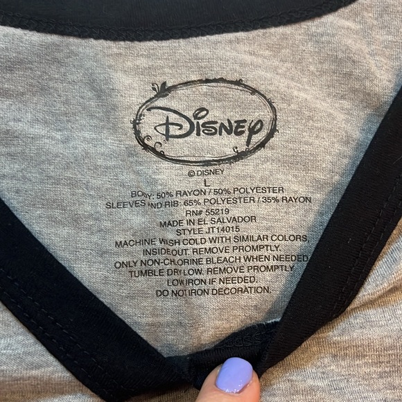 Disney women’s L mickey Halloween skeleton tee - Picture 3 of 4